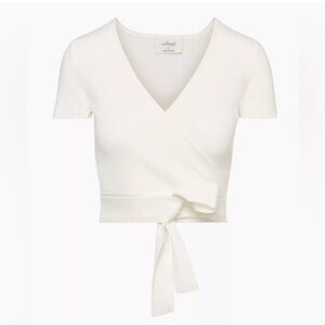 Aritzia wilfred all tied up top